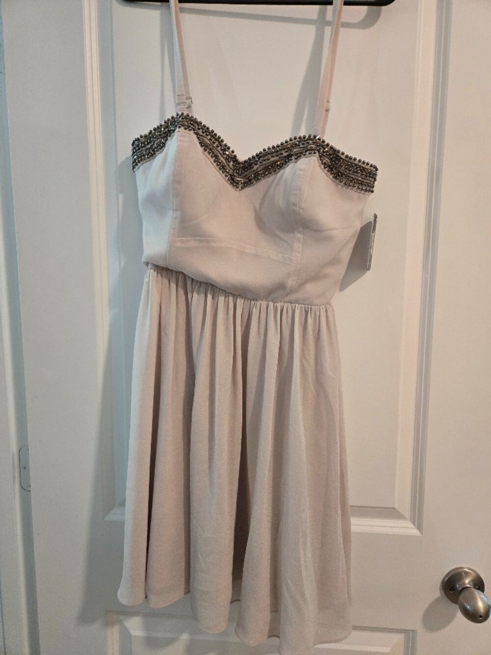 Guess champagne-colored dress